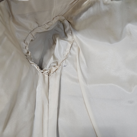 VTG HERMES Authentic WOMEN'S Tan Long Chester Coat 100% Wool Size XS Full Zip - Picture 16 of 16